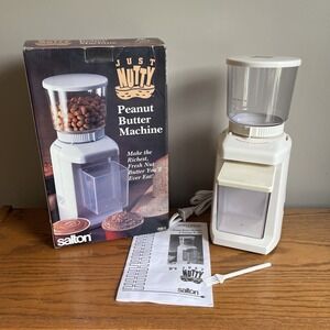 Vintage Salton Peanut Butter Machine Maker PB-1 Nut Butter Maker Works!